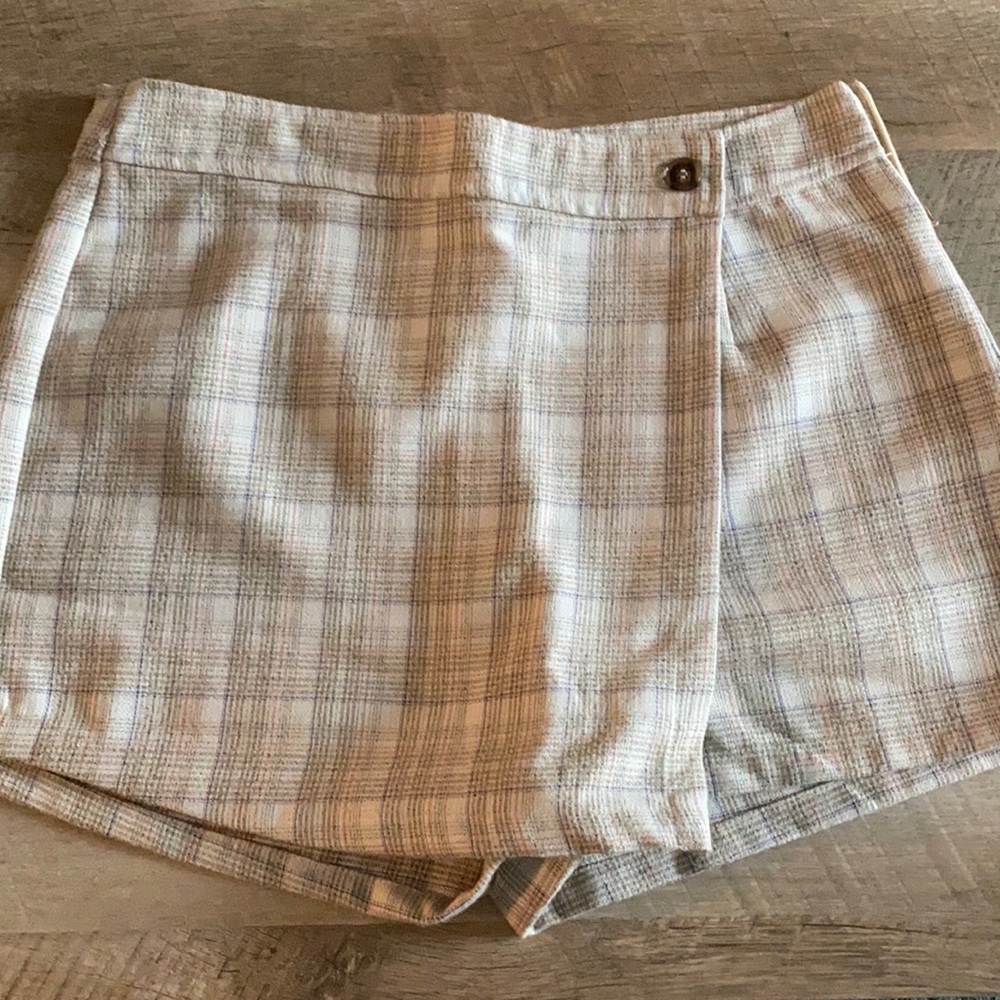 Plaid Skort